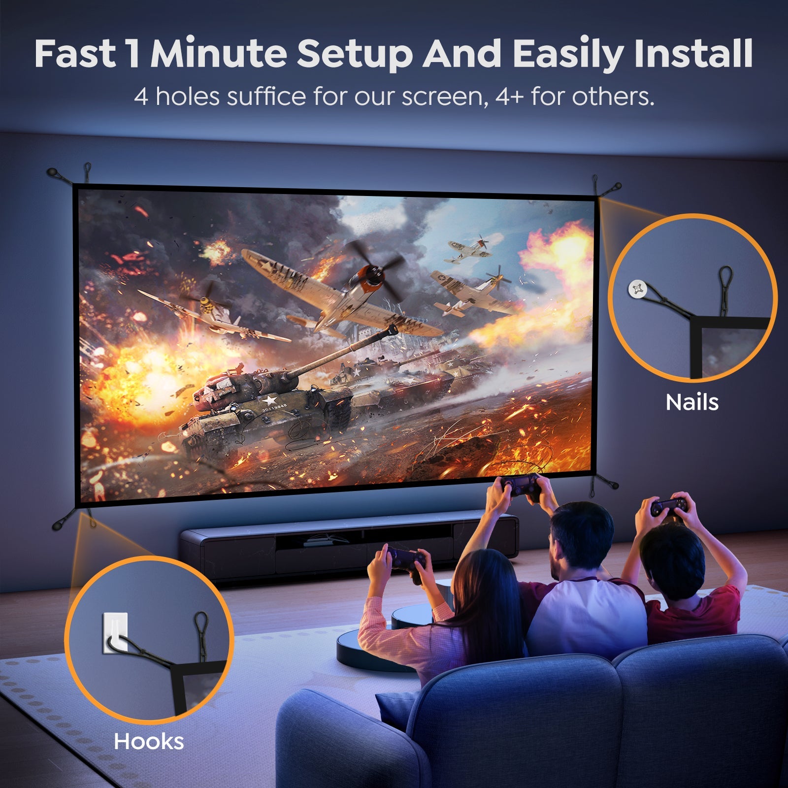 Outdoor Projector Screen YS-100F